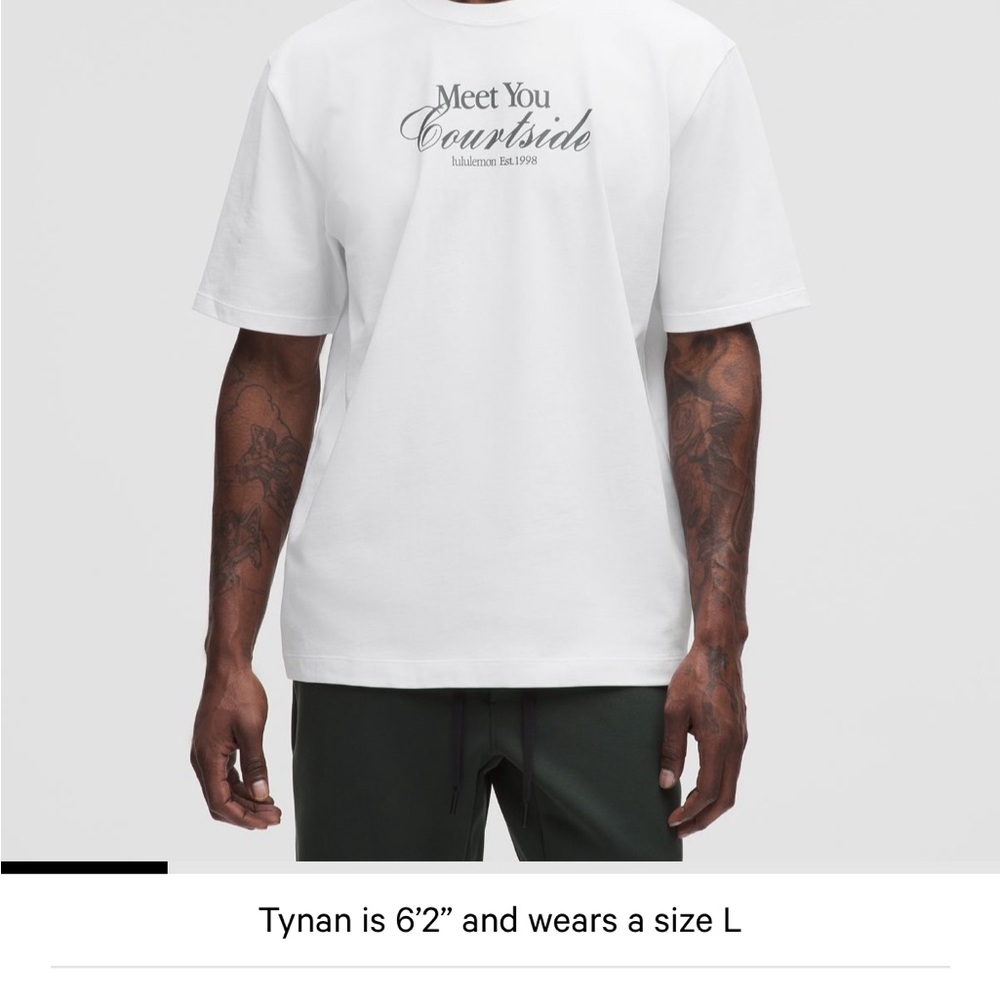 Lululemon heavyweight  cotton jersey tshirt